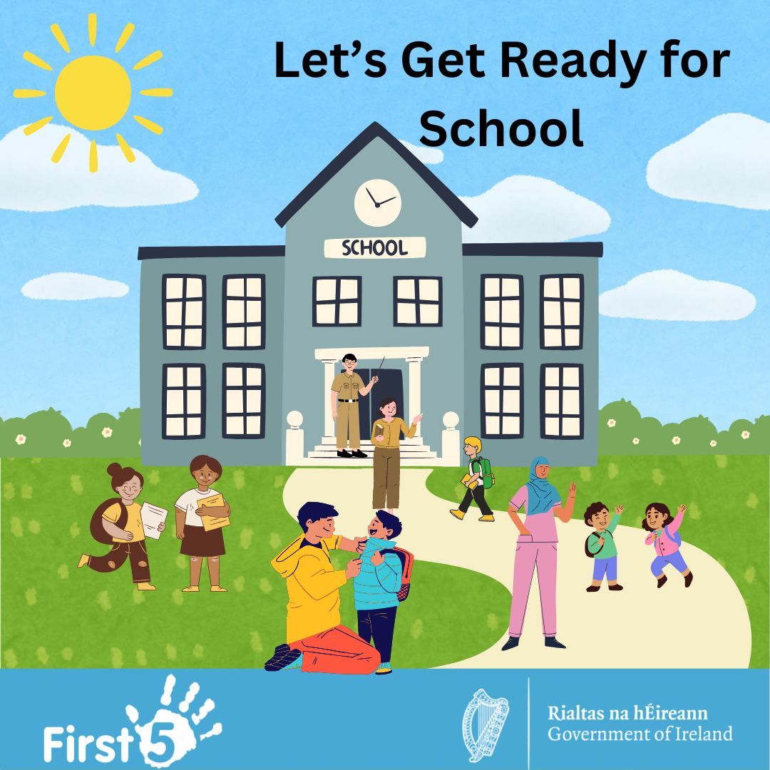 It's never too early to start preparing for the school year ahead! 🎒 Check out Let’s Get Ready for helpful information on getting ready for school: gov.ie/en/department-…

#letsgetready #first5ireland