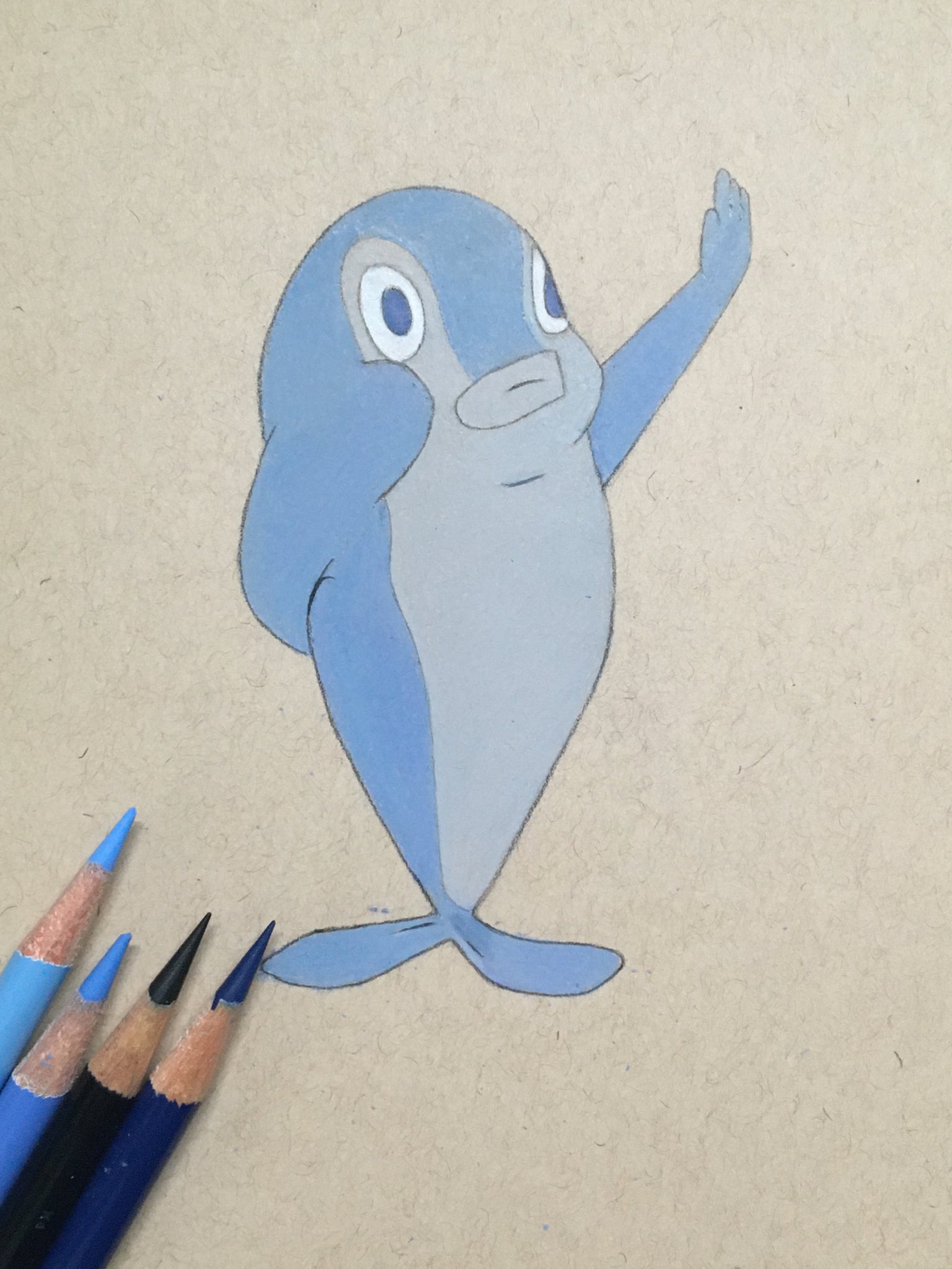 ジャイアントゲッコー　色鉛筆画　一点モノ ジャイアントゲッコー 色鉛筆画 一点モノ 絵画