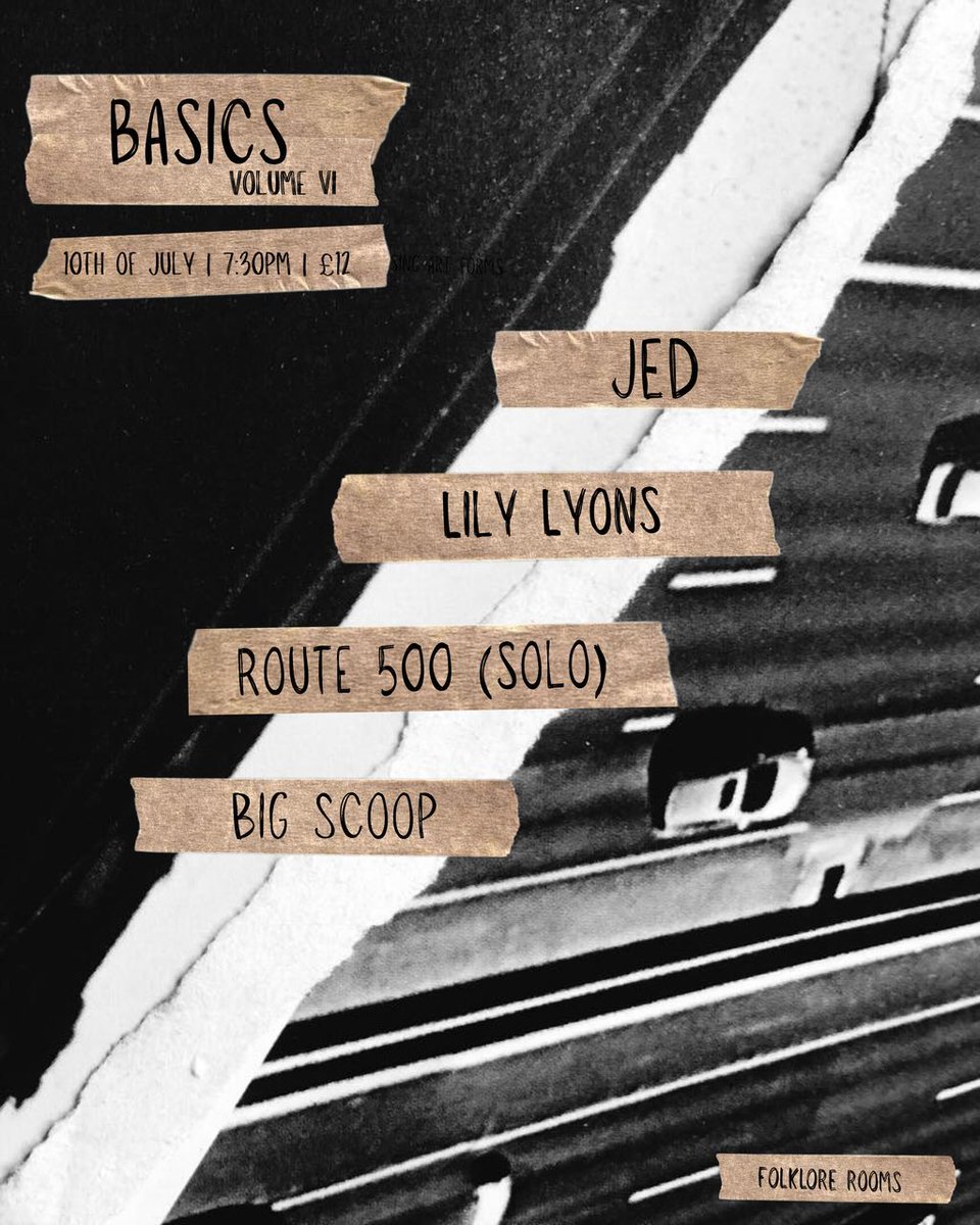 'basics' is back at Folklore Rooms (above The Quadrant pub!)

Another night filled with music &amp; poetry, with a handpicked lineup of stunning performances

Find out more &amp; book tickets:

brilliantbrighton.com/events/basics-…