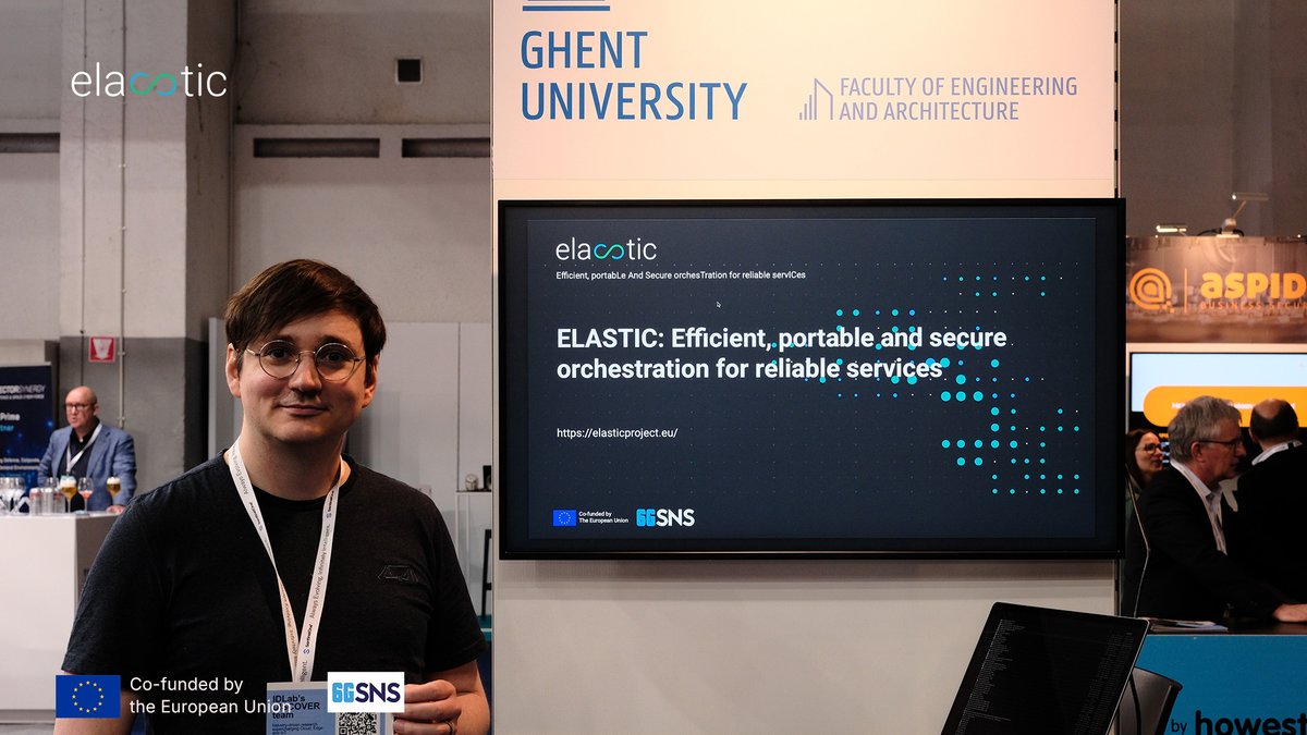 #ELASTIC showcased secure and resilient edge-cloud computing at Cybersec Europe in Brussels with <a href="/imec_int/">imec</a>  IDLab-DISCOVER team.

Learn more: elasticproject.eu/elastic-at-cyb…

#CybersecEurope #ELASTICproject #Cybersecurity