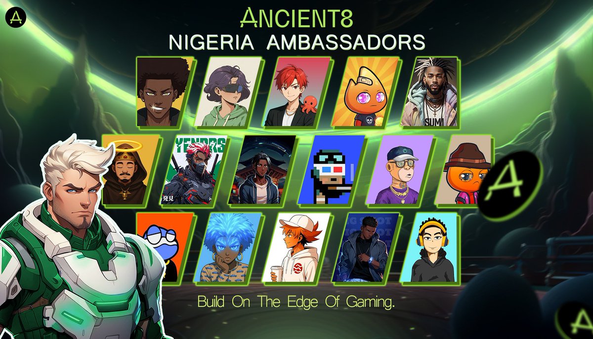 Coachdee 💫 (@coachdeeng) on Twitter photo It's with so much Joy and Gratitude in my heart that I share with you, I'm officially an Ambassador <a href="/A8Nigeria/">Ancient8 Nigeria Fandom</a>. 💚🇳🇬
Over the past week after being selected into the ambassador program, I told myself I wanted to create and BUIDL alongside with them, and here I am kicking off It's with so much Joy and Gratitude in my heart that I share with you, I'm officially an Ambassador <a href="/A8Nigeria/">Ancient8 Nigeria Fandom</a>. 💚🇳🇬
Over the past week after being selected into the ambassador program, I told myself I wanted to create and BUIDL alongside with them, and here I am kicking off