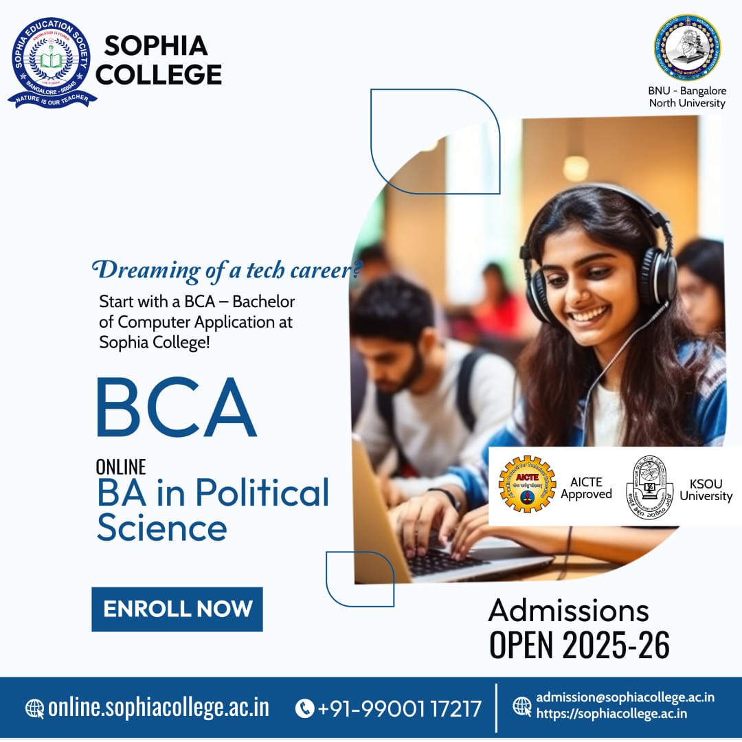 Sophia Degree College tweet media