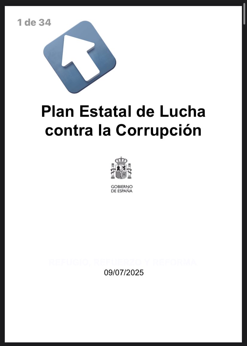 🔴Hagamos una breve comparativa: 

➡️Plan Estatal de Lucha contra la Corrupción presentado por Sánchez: 34 páginas.

➡️Imputados e implicados en las tramas mafiosas del PSOE: 80 personas, y subiendo.

Conclusión: la contundencia del PSOE es con la corrupción, no contra ella.