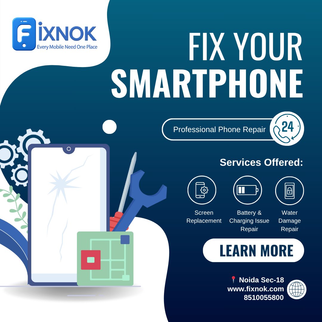 fixnok_'s tweet image. Broken phone? We repair:
✅ Screens
✅ Batteries
✅ Water Damage
In just 30 mins, right at your doorstep.
📍 Noida Sec-18
📞 8510055800 | fixnok.com
#FixNok #PhoneRepair #NoidaTech