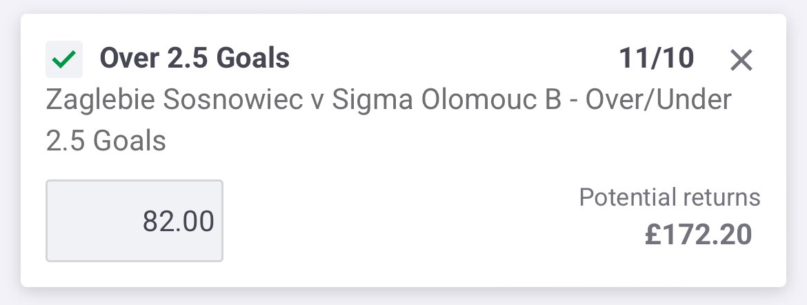 BestArbBets's tweet photo. £21 GUARANTEED PROFIT 🚨
Zaglebie Sosnowiec v Sigma Olomouc B - Goals - Paddy Power/Unibet
⏰ - 4pm
#matchedbetting #ClubWorldCup #football #footyacca #WomensEuro2025 https://t.co/ZqskY4B8xE