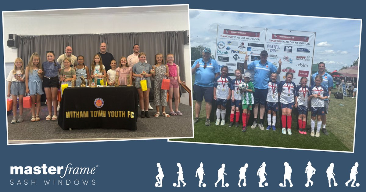 The girls from Witham Town Football Clubs under 9 Yellows recently had their awards. A huge congratulation to all the girls for an outstanding season, full of team spirit.

#SashWindows #Windows #Fenestration #sponshship #grassroutesfootball
