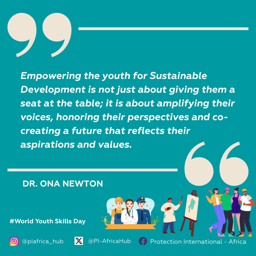 PI_AfricaHub's tweet image. "Empowering the youth for Sustainable Development is not just about giving them a seat at the table; it is about amplifying their voices, honoring their perspectives and co- creating a future that reflects their aspirations and values."
Dr. Ona Newton
#quoteoftheday
#WYSD2025…