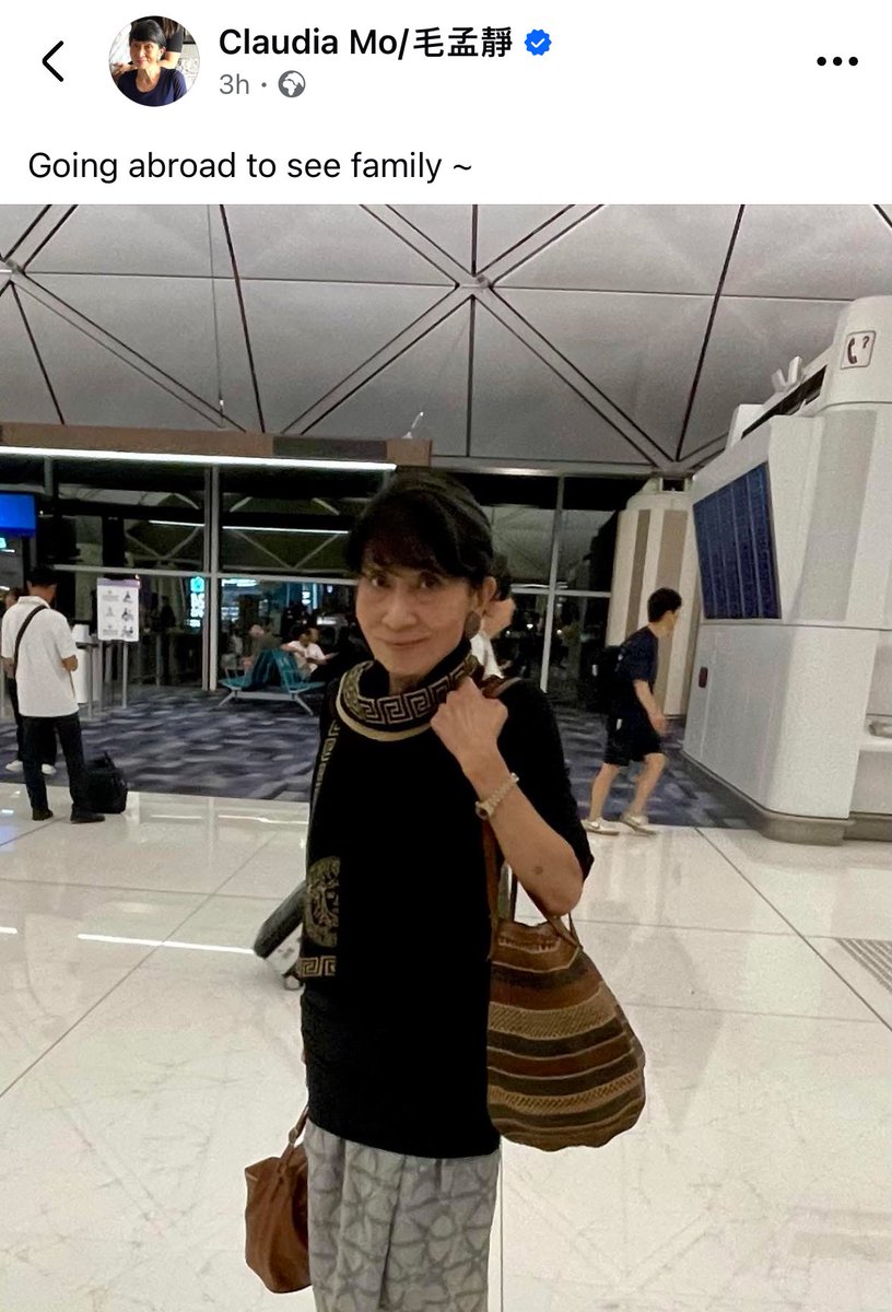 krislc's tweet image. Former Hong Kong lawmaker Claudia Mo, two months after leaving prison