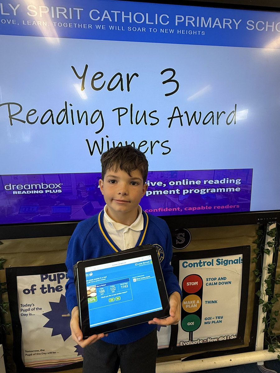 HolySpiritWA9's tweet photo. Congratulations to our #Year3 Reading Plus superstar! They have all achieved a silver/bronze combo😁🌟 @ReadingPlus @ReadSolutionsUK #ReadingPlus https://t.co/0bf2fOlpxk