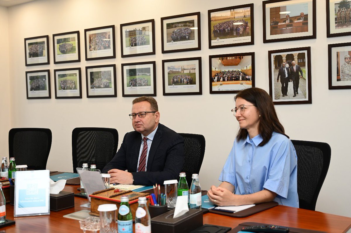 Gulf_Research's tweet photo. Dr. Abdulaziz Sager, Chairman of the Gulf Research Center (GRC), met with HE Dr. Sebastian Mitrache @AmbRoRiad @sebimitrache, Ambassador of Romania to the Kingdom of Saudi Arabia, at the GRC’s office in Riyadh on July 6, 2025. The meeting reviewed areas of mutual interest, as well as recent regional development.