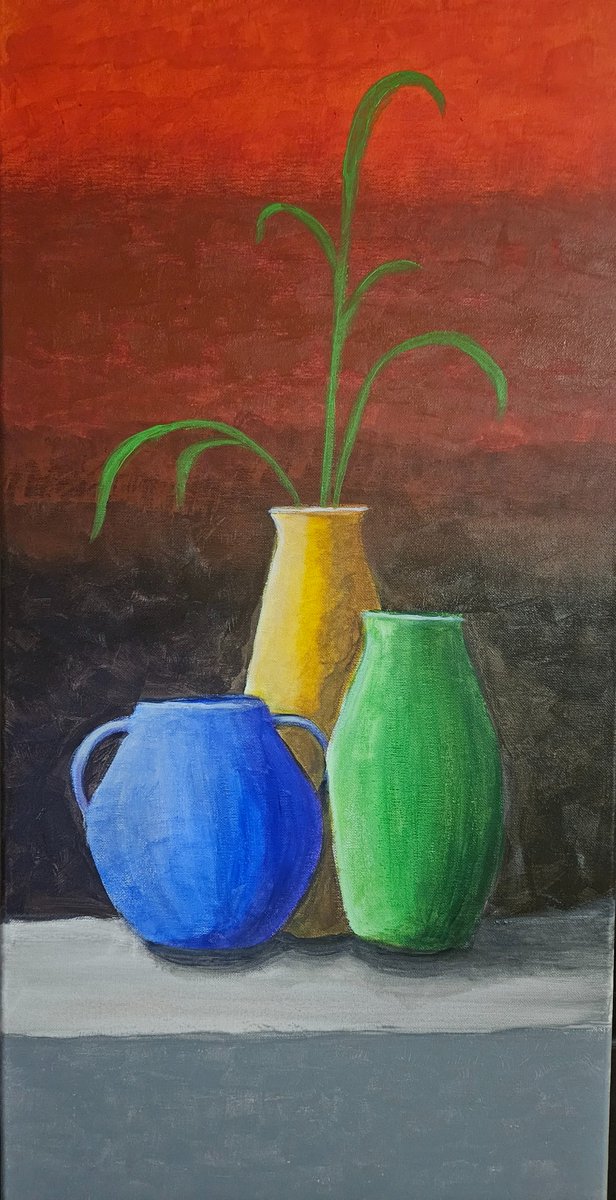 New image. Three at sunset.   
More art and music at dshojinakamoto.com