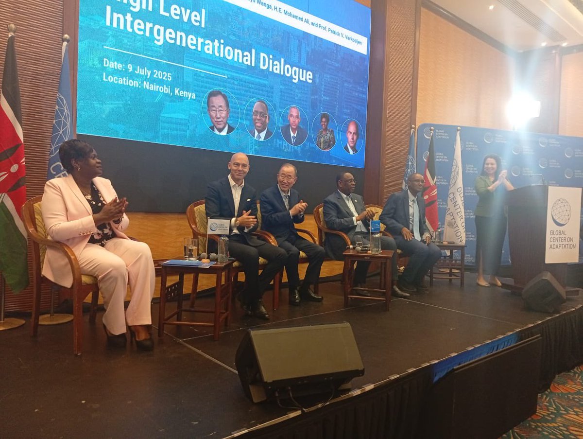 kikithablogger's tweet image. Great seeing World celebrated Leaders appreciating Youth efforts in Climate Adaptation Projects

#YouthADAPT #ClimateAdaption #Youthforadaptation @GCAdaptation