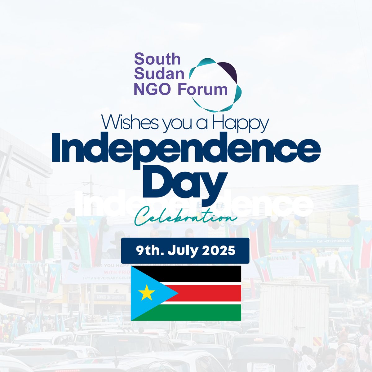 South Sudan NGO Forum (@ssngof) on Twitter photo Today, the <a href="/SSNGOF/">South Sudan NGO Forum</a> joins the people of #SouthSudan in celebrating 14 years of independence, resilience and hope. We honor communities across the country & remain committed to supporting peace, dignity & a better future for all.
#SSIndependenceDay
#SSOX Today, the <a href="/SSNGOF/">South Sudan NGO Forum</a> joins the people of #SouthSudan in celebrating 14 years of independence, resilience and hope. We honor communities across the country & remain committed to supporting peace, dignity & a better future for all.
#SSIndependenceDay
#SSOX