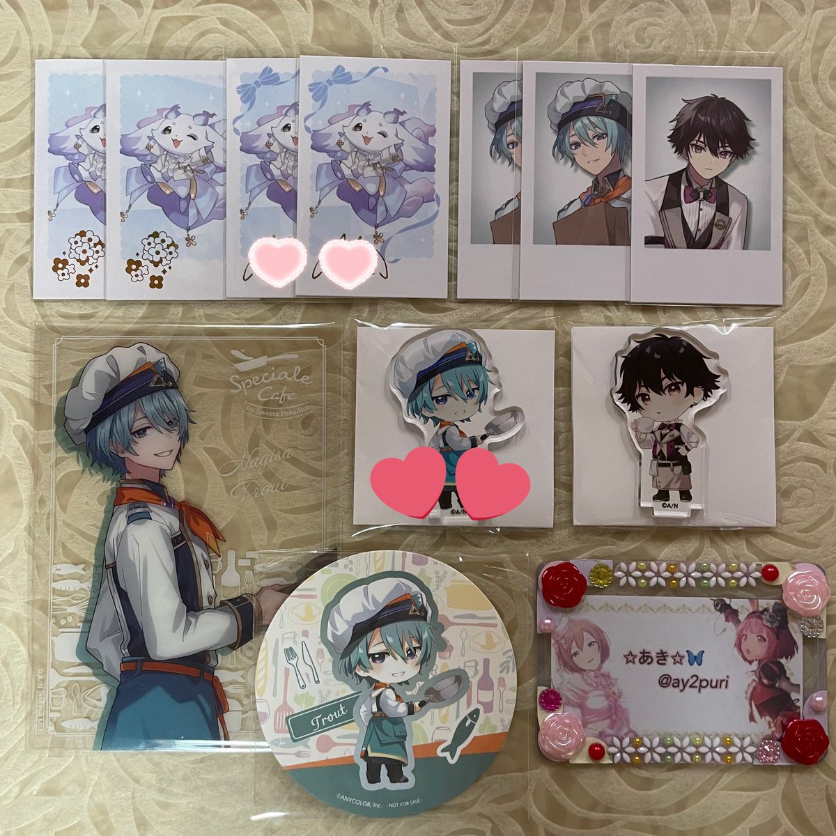 135_usa's tweet photo. @ay2puri 初めまして、こんばんは。検索よりお声掛け失礼いたします。
当方画像のもの所持しているのですが画像💕のものと1:1で交換可能でしょうか。検討の程よろしくお願いいたします。 https://t.co/bEKMiZzArJ