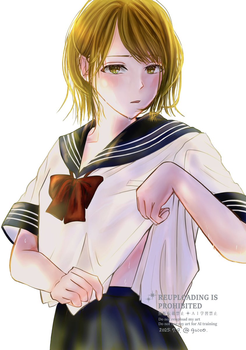 あなたの描いたセーラーボブ子を見せて 「ただいまー。あっつ