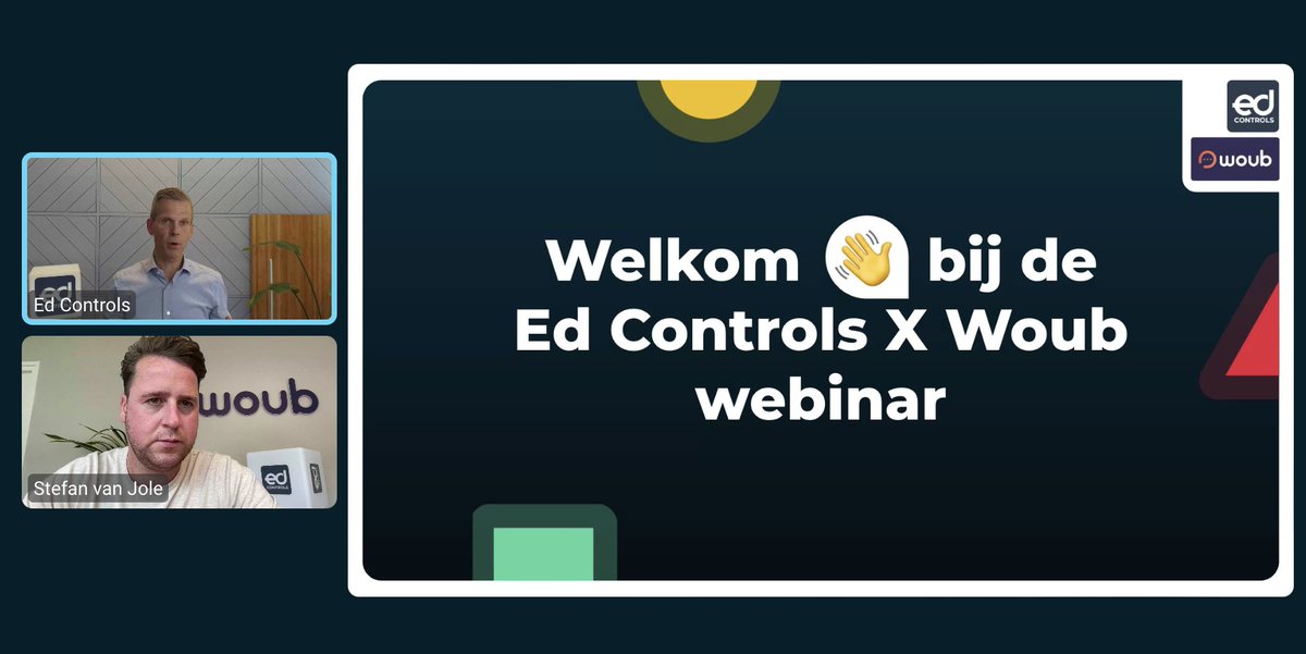 Ed_Controls's tweet image. 🔗 Ed Controls x Woub, dank voor jullie deelname!
Vanochtend gaven Johan en Stefan samen een inspirerend webinar over de koppeling tussen onze applicaties. Bedankt aan alle deelnemers voor jullie tijd en betrokkenheid! 👷‍♀️👷‍♂️

#EdControls #WOUB #Webinar #Samenwerken
