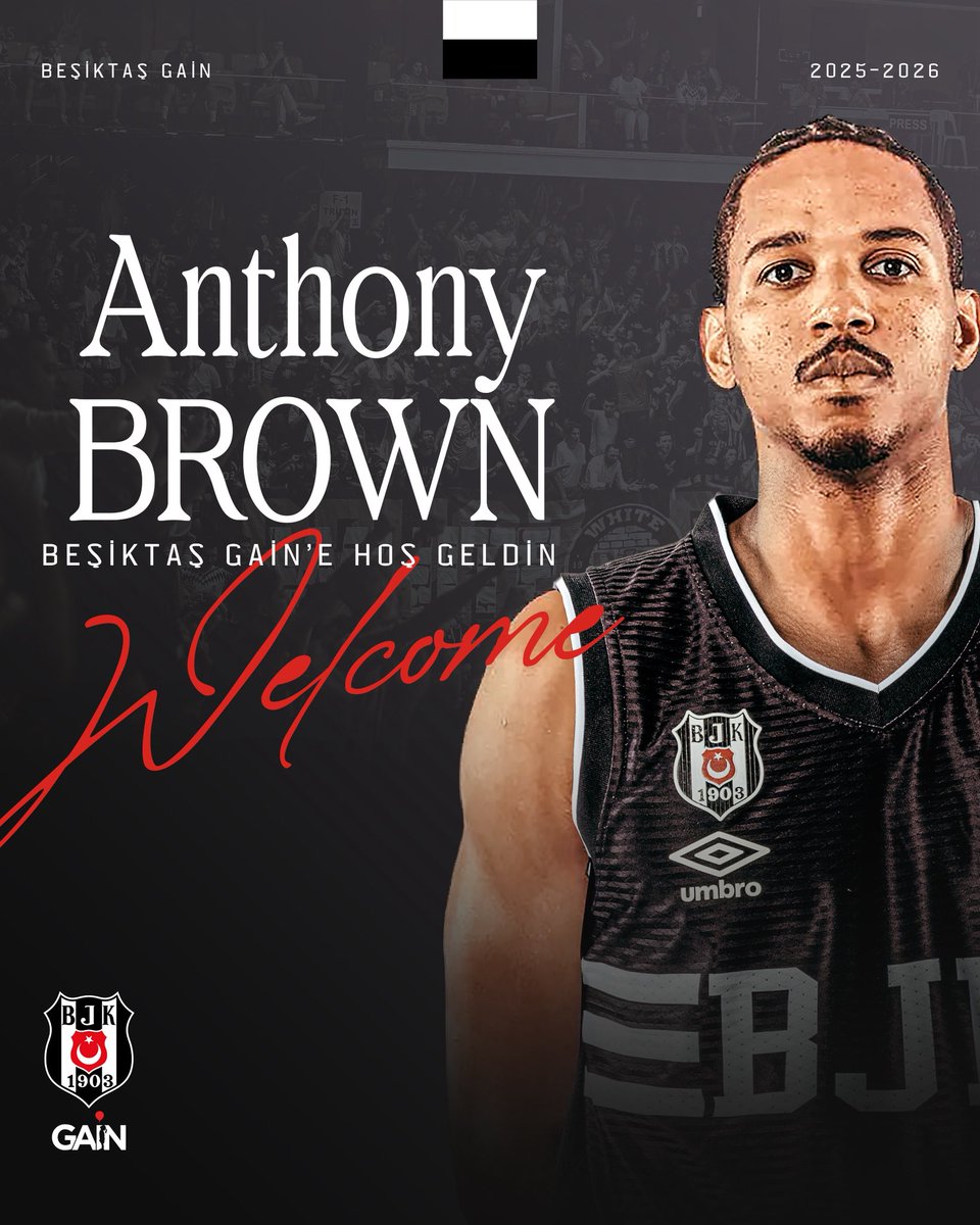 Anthony Brown Beşiktaş GAİN’de

Beşiktaş GAİN Takımımız, Anthony Brown ile sözleşme imzaladı.

2025–26 sezonu öncesinde transfer çalışmalarını sürdüren Beşiktaş GAİN Takımımız, Amerikalı kısa forvet Anthony Brown’ı kadrosuna kattı.

Anthony Brown son olarak Türkiye Sigorta