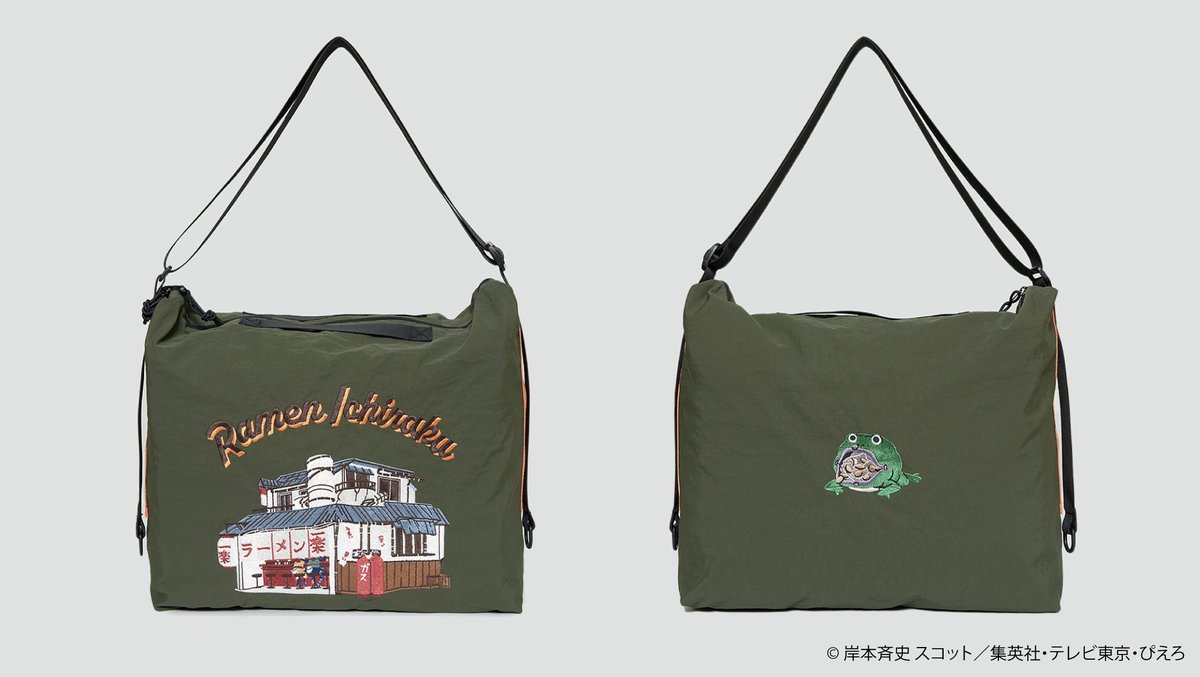 【ラーメン一楽】

ナルトの行きつけの店「ラーメン一楽」にフィーチャーしたデザイン。よく見ると見慣れた背中がカウンターに並んでいます。

🍃予約はこちら
graniph.com/collection/col…

#NARUTO #ナルト