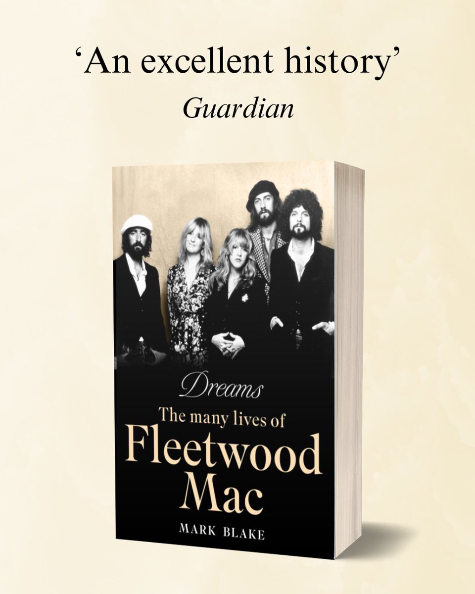 BlinkPublishing's tweet image. OUT NEXT WEEK IN PAPERBACK 

Dreams: The Many Lives of Fleetwood Mac is a must-read biography for fans of the band, from journalist @MarkBlake3. 

geni.us/DreamsPB