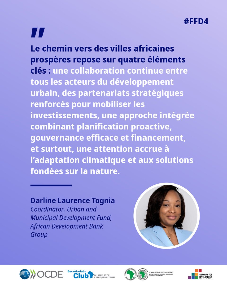 SWAC OECD (@swac_oecd) on Twitter photo Missed our webinar on financing sustainable urban growth in Africa? Watch the full replay here: youtu.be/ufizzqcLzbg
📌 Swipe through key messages below
<a href="/AfDB_Group/">African Development Bank Group</a> <a href="/AfricapolisSWAC/">Africapolis</a> Missed our webinar on financing sustainable urban growth in Africa? Watch the full replay here: youtu.be/ufizzqcLzbg
📌 Swipe through key messages below
<a href="/AfDB_Group/">African Development Bank Group</a> <a href="/AfricapolisSWAC/">Africapolis</a>