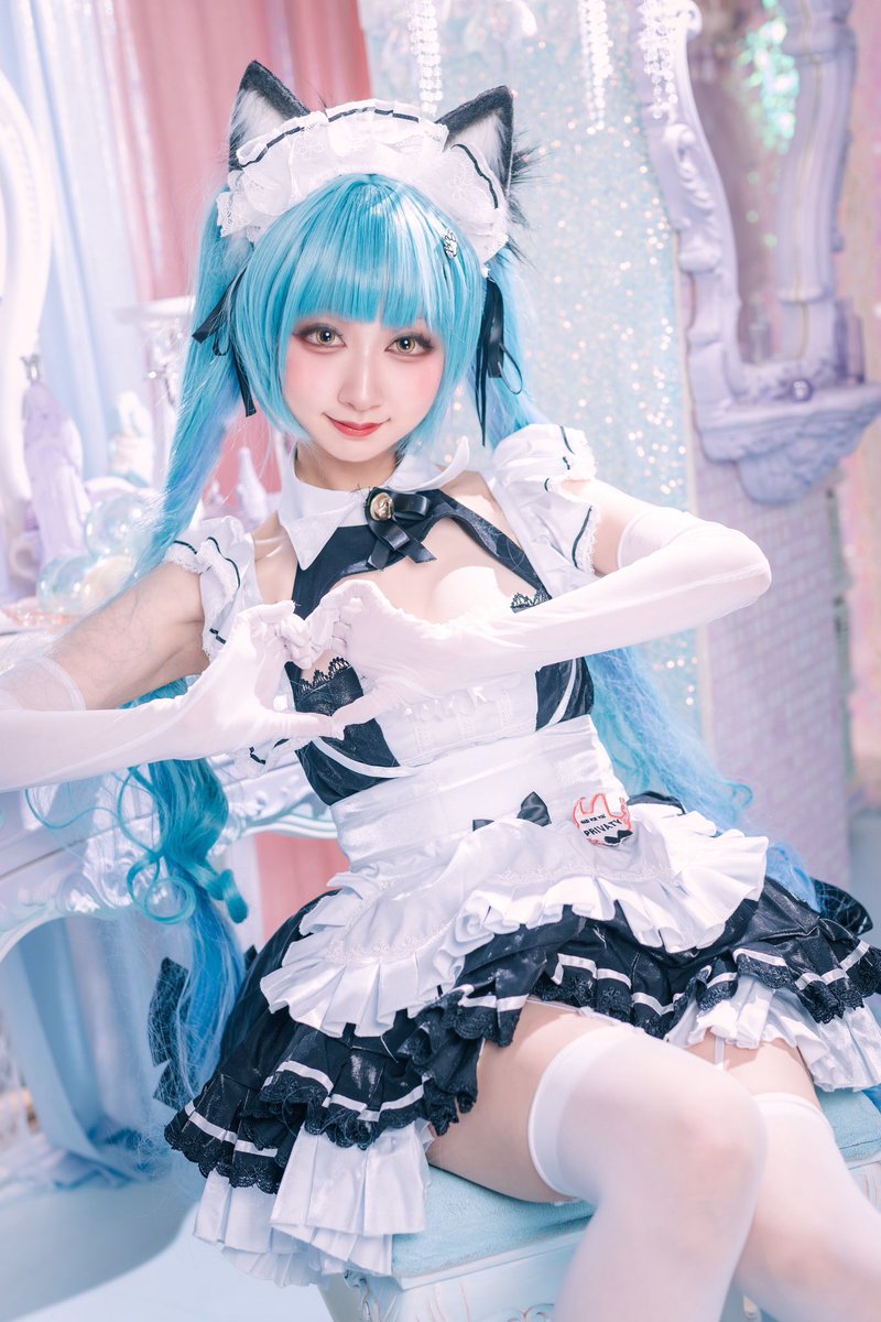 【Cos】NIKKE / プリバティ🐾

  おっ…美味しくなぁれ
　　　ドキドキきゅん🫶 ^›⩊‹^ ੭ 🩵

#nikkecosplay