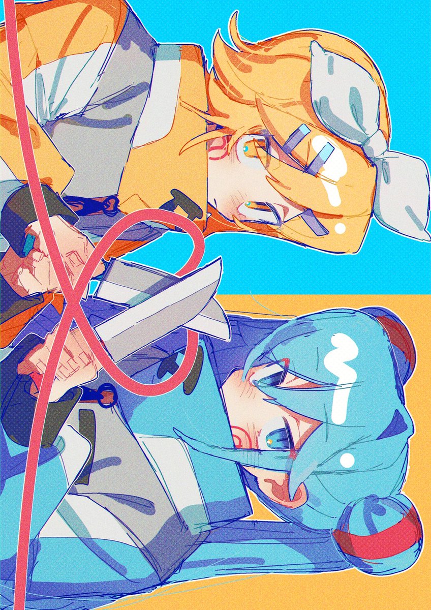 #初音ミク
#鏡音リン 

ねぇねぇねぇ。