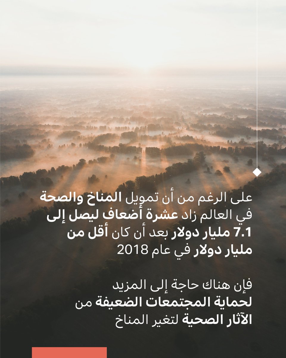 من ارتفاع درجة الحرارة إلى تفشي الأمراض بسبب زيادة الأمطار، تشكل أنماط الطقس المتغيرة خطراً على الناس في جميع أنحاء العالم. لكن الأمر الإيجابي أن التمويل المخصص للمساعدة في حماية المجتمعات المعرضة لمخاطر  تغير المناخ آخذ في الارتفاع، وإن كانت الأبحاث تظهر أن هناك حاجة إلى مزيد من