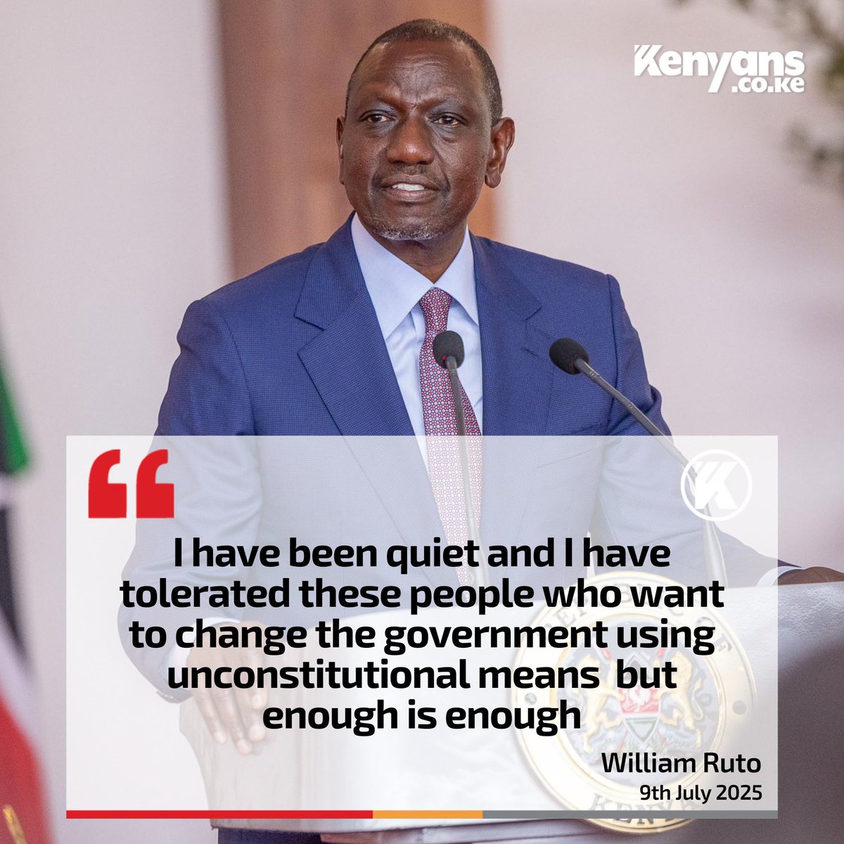 A Great Leader Doesn't Lead Through Chest Thumping. If You Know Them Go For Them. Maybe They're The One's Tolerating Your Zero Performance Government.