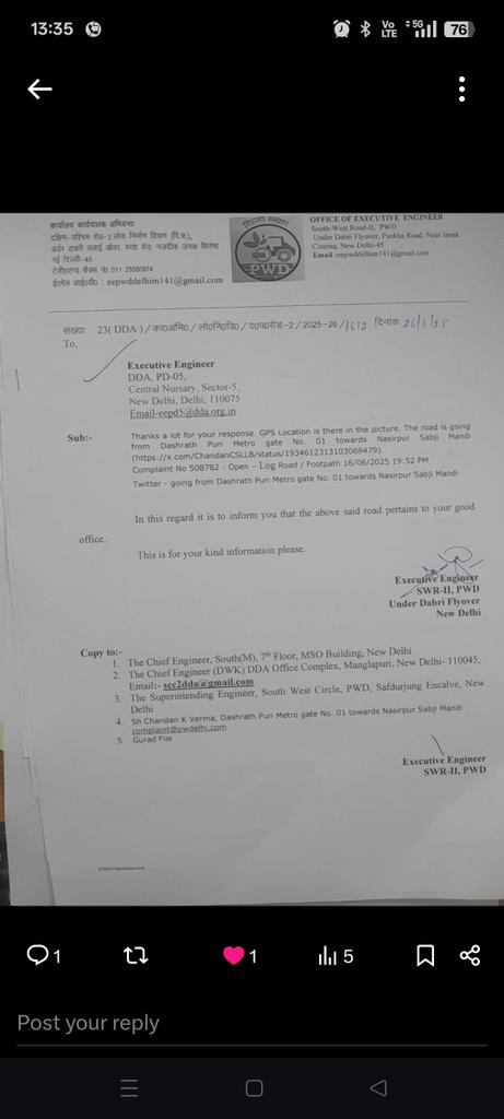 ChandanCSLLB's tweet image. @official_dda @LtGovDelhi @BJP4India @BJP4Delhi @PMOIndia @DelhiPwd