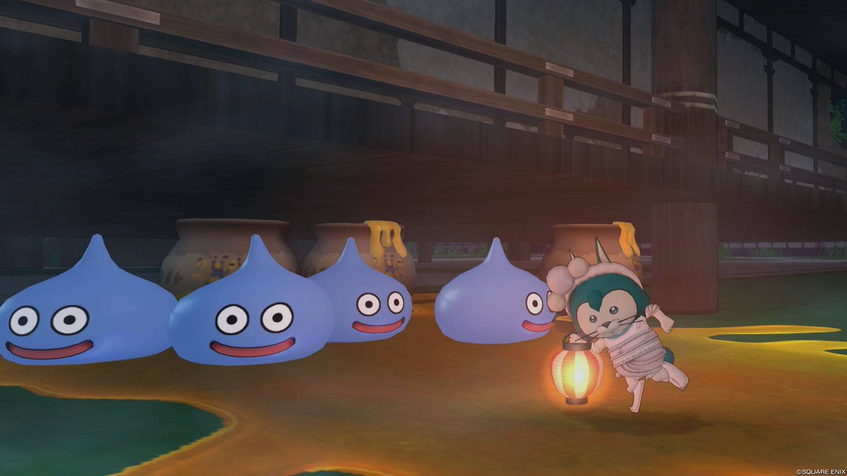 七夕イベントにいってきました～♪りんごのゆかた衣装貰えましたよん😺
#ドラクエ10 #DQ10