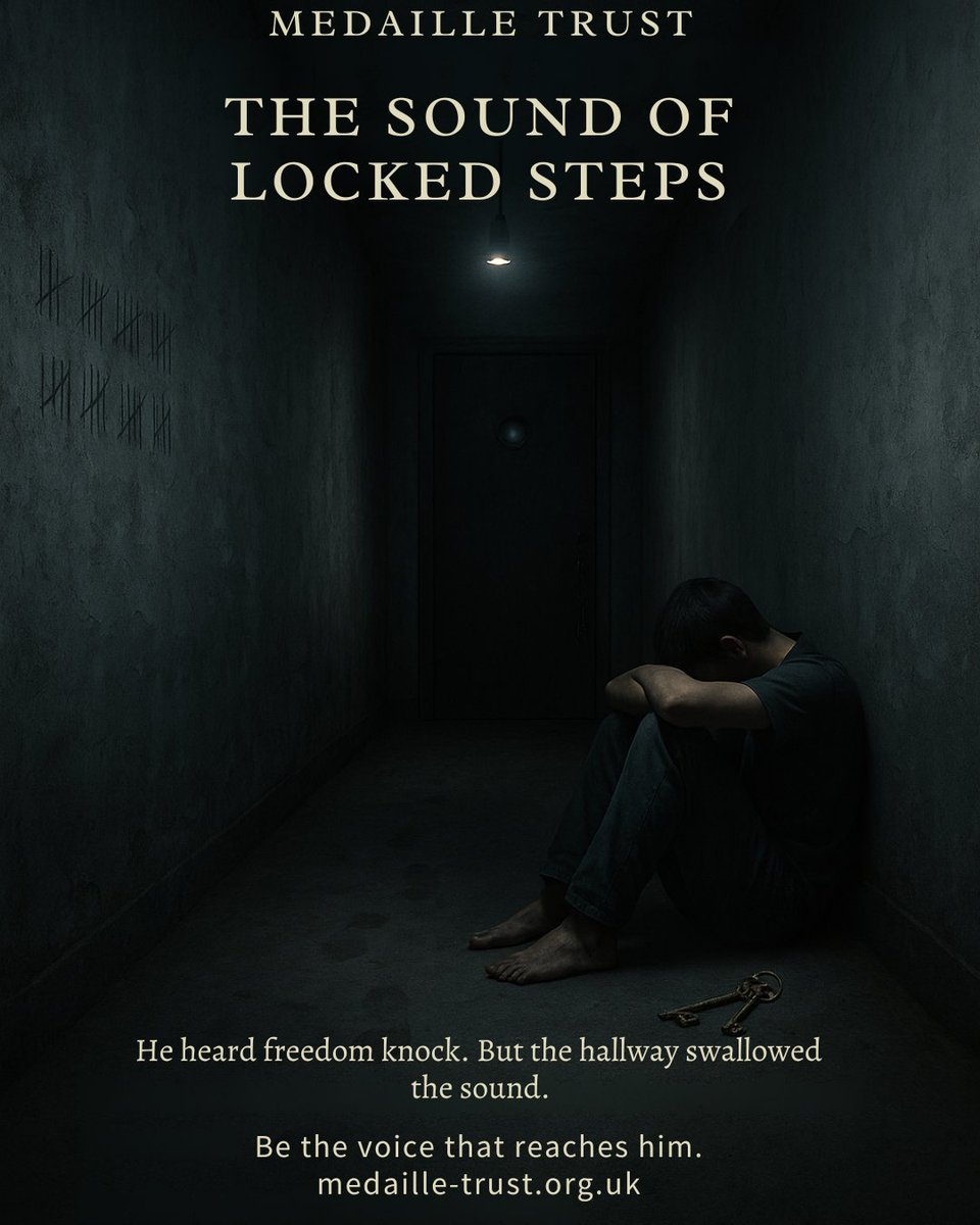 🔒 He heard freedom knock. But the hallway swallowed the sound.

A boy sits alone. No chains, no bruises — just silence.

We support those trapped in modern slavery.
Be the voice that reaches them.
🔗 medaille-trust.org.uk

#TheSoundOfLockedSteps #ModernSlavery #MedailleTrust