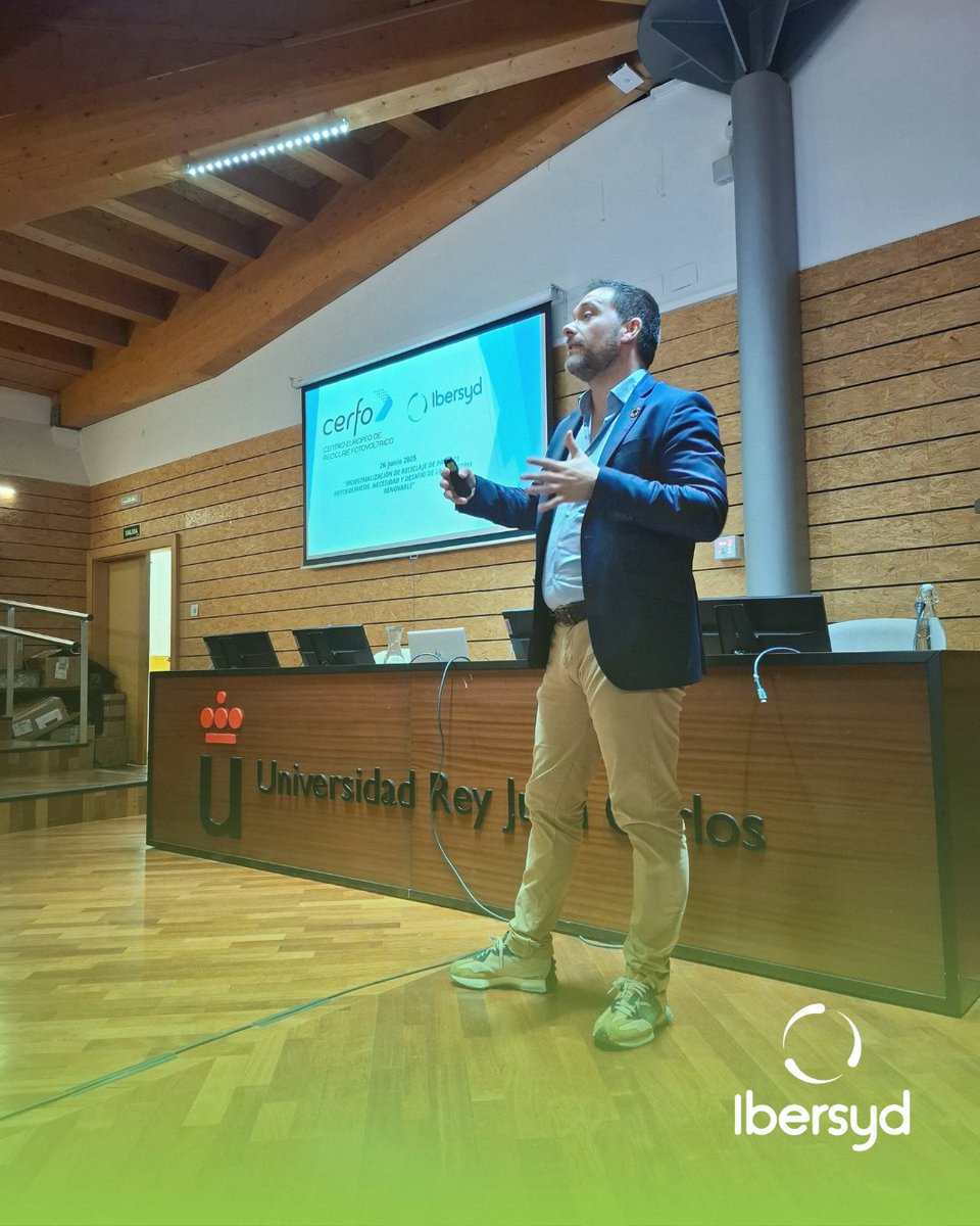 🔋♻️ La industrialización del reciclaje fotovoltaico: un reto urgente para las energías renovables ♻️ 🔋

🔙 Hace unos días, nuestro director general <a href="/jesusalijarde/">jesus alijarde</a> ofreció una charla en la <a href="/urjc/">URJC</a>, centrada en la industrialización del reciclaje de paneles fotovoltaicos.