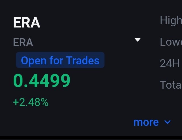 $ERA is live on MEXC premarket and currently sitting at a price of $0.4499

There are so many indications that we might have <a href="/Calderaxyz/">Caldera</a> this month and the team has been doing ever so well as when it comes to fueling the burning rumors.

The last announcement with the loading