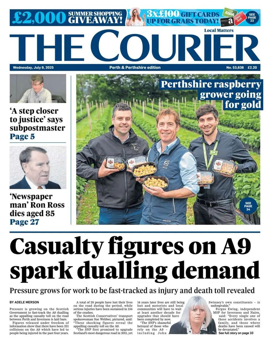 RuralScotTories's tweet image. Shocking new figures reveal 321 collisions on the A9 in the past four years.
The SNP promised to dual the road in 2011, 14 years later they still haven’t delivered.
We would deliver the upgrades they promised👇
scottishconservatives.com/policies/speed…
