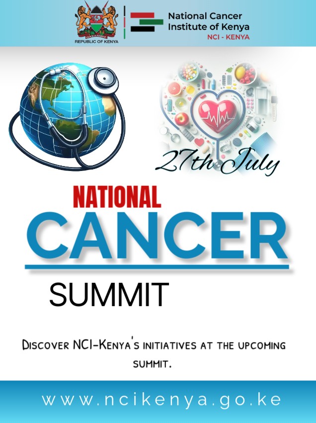 National Cancer Institute of Kenya (@ncikenya) on Twitter photo Understand the current status of cancer care in Kenya. Join us at the upcoming National Cancer Summit.
Register today!
Date: ๐
 27th-30th July, 2025
Venue: ๐ The Edge Convention Centre, Nairobi
Theme: ๐ฃ๏ธ๐ค Uniting Our Voices and Taking Action
Registration link: ๐: Understand the current status of cancer care in Kenya. Join us at the upcoming National Cancer Summit.
Register today!
Date: ๐
 27th-30th July, 2025
Venue: ๐ The Edge Convention Centre, Nairobi
Theme: ๐ฃ๏ธ๐ค Uniting Our Voices and Taking Action
Registration link: ๐: