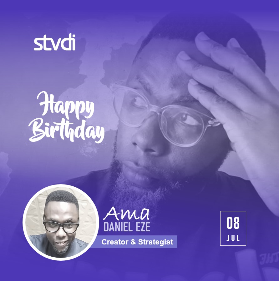 StvdiEdu's tweet photo. Happy Birthday Ama Eze! 🎉

Your problem-solving skills continue to amaze us. Thanks for being such an important part of the #Stvdi journey.

Hope it's a good one! 🎂

#HappyBirthday #TeamStvdi #StvdiEdu https://t.co/Ipc5YuQt0K