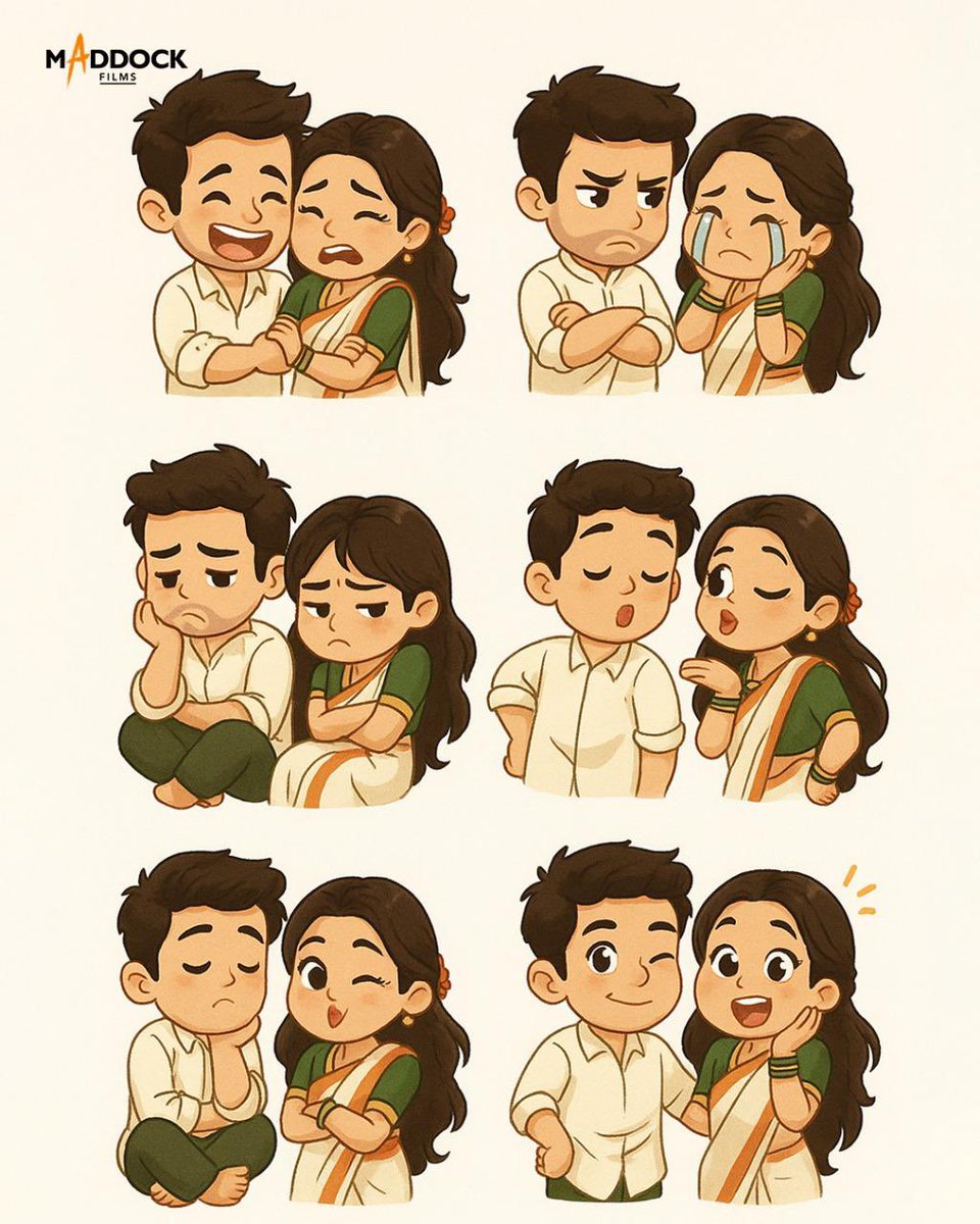 MaddockFilms's tweet image. Param and Sundari really said: Cutify it. And AI did! 💯😍  

#GhibliStickerTrend #StickerTrend #CuteStickers #ParamSundari #SidharthMalhotra #JanhviKapoor #DineshVijan #MaddockFilms