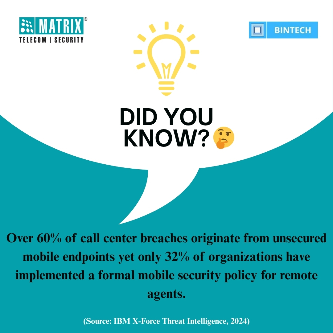 Bintechltd's tweet image. #MobileSecurity #CallCenterSecurity #CyberSecurityTips #SecurityConsultant #EndpointSecurity #TelecomSolutions #DataBreachPrevention #ITRiskManagement #RemoteWorkSecurity #DigitalWorkplace #SecureCallCenter #CloudSecurity #CyberAwareness #Infosec #SecurityMatters