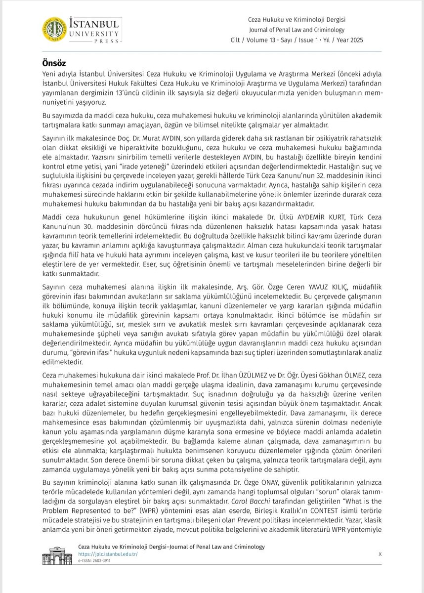 chkd_jplc's tweet photo. CHKD'nin yeni sayısı (Cilt 13/1, Haziran 2025) yayımlandı.
https://t.co/efddOIAHzy https://t.co/PVLva1Ur0g