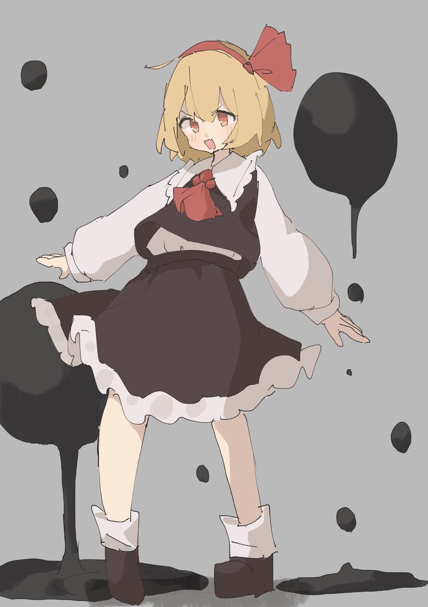 ルーミアちゃん⚪️⚫️
#東方Project