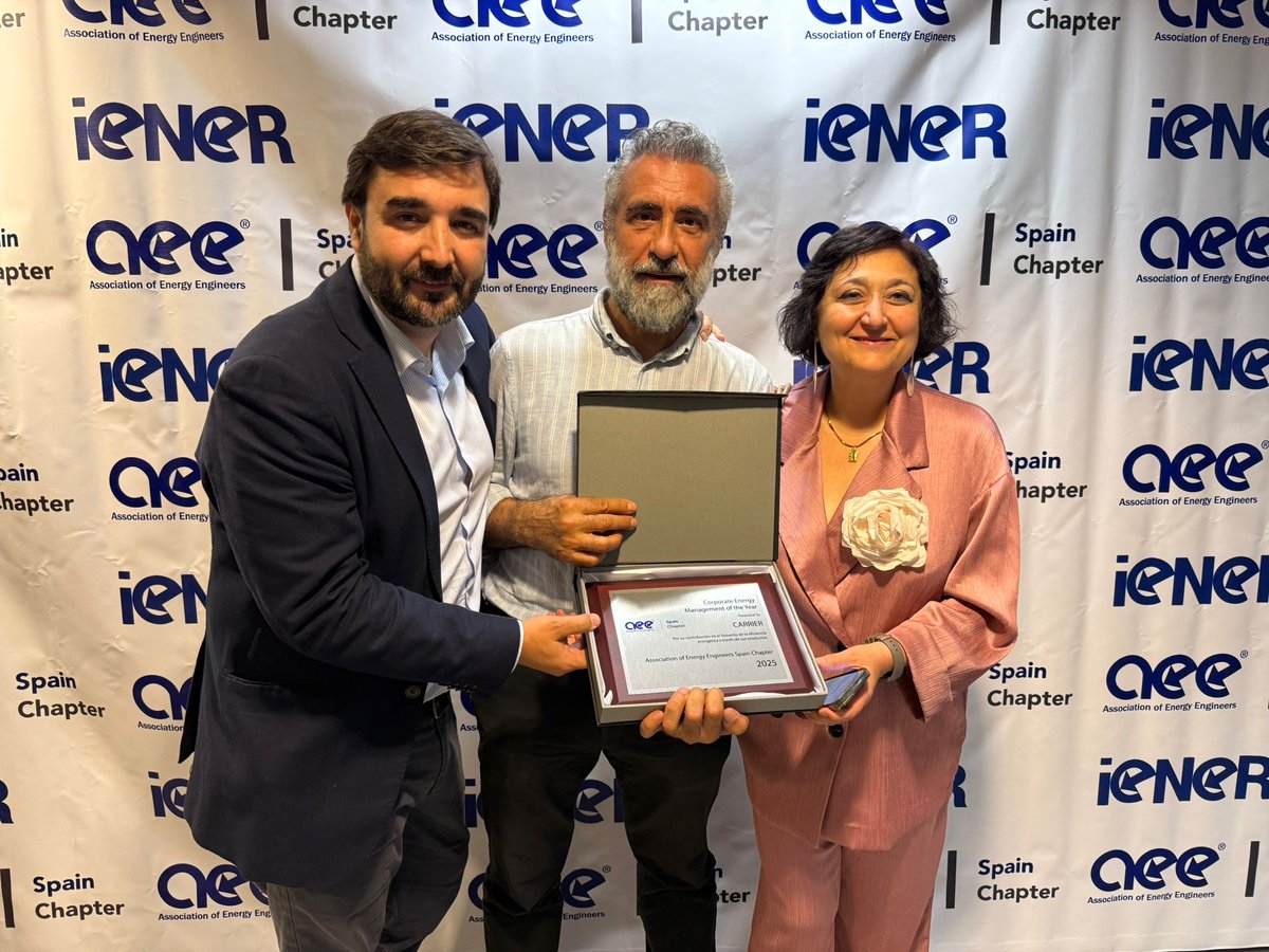 🔵 <a href="/carrier/">Carrier</a>  recibe el Premio a la Mejor Empresa Energética del Año por su impulso a la eficiencia energética

ielektro.es/2025/07/09/car…