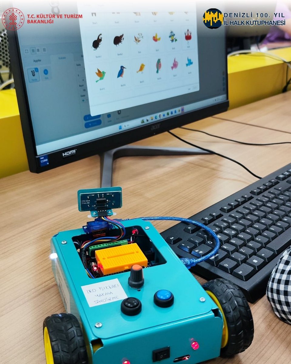 kutuphane20's tweet image. Kütüphanemizde 8 Temmuz Salı günü "Robotik Kodlama Atölyesi" gerçekleştirilmiştir. Katılım sağlayan çocuklarımıza teşekkür ederiz.
#denizliilhalkkütüphanesi #denizlikütüphane
#robotikkodlama
