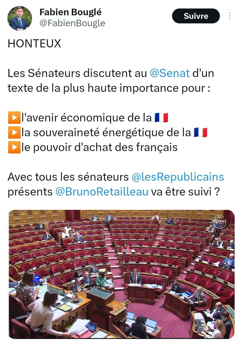 1nainsoumis's tweet image. Sénateurs et députés même combat. 🚮
#Absentéisme  #Privilèges .