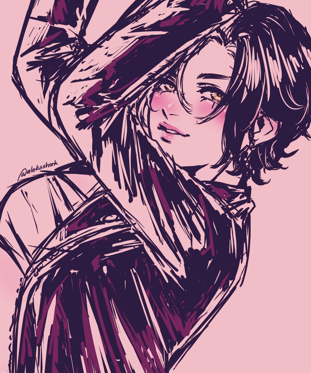 aleksshork's tweet image. tomboy femet doodle