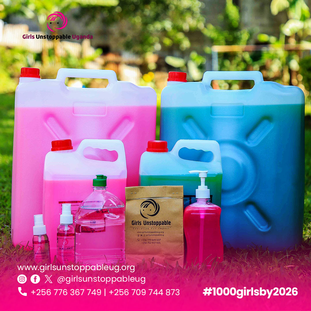 Explore Our Range of Products. 💪 

Every purchase of our products directly supports marginalized adolescent girls' education through Girls Unstoppable Uganda. 

📞 +256 776 367 749 | +256 709 744 873 
#1000GirlsBy2026 #EmpoweringGirlsForImpact