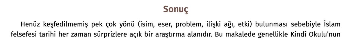 "İslam felsefesinde çalışacak konu kalmadı" diye düşünenlere...