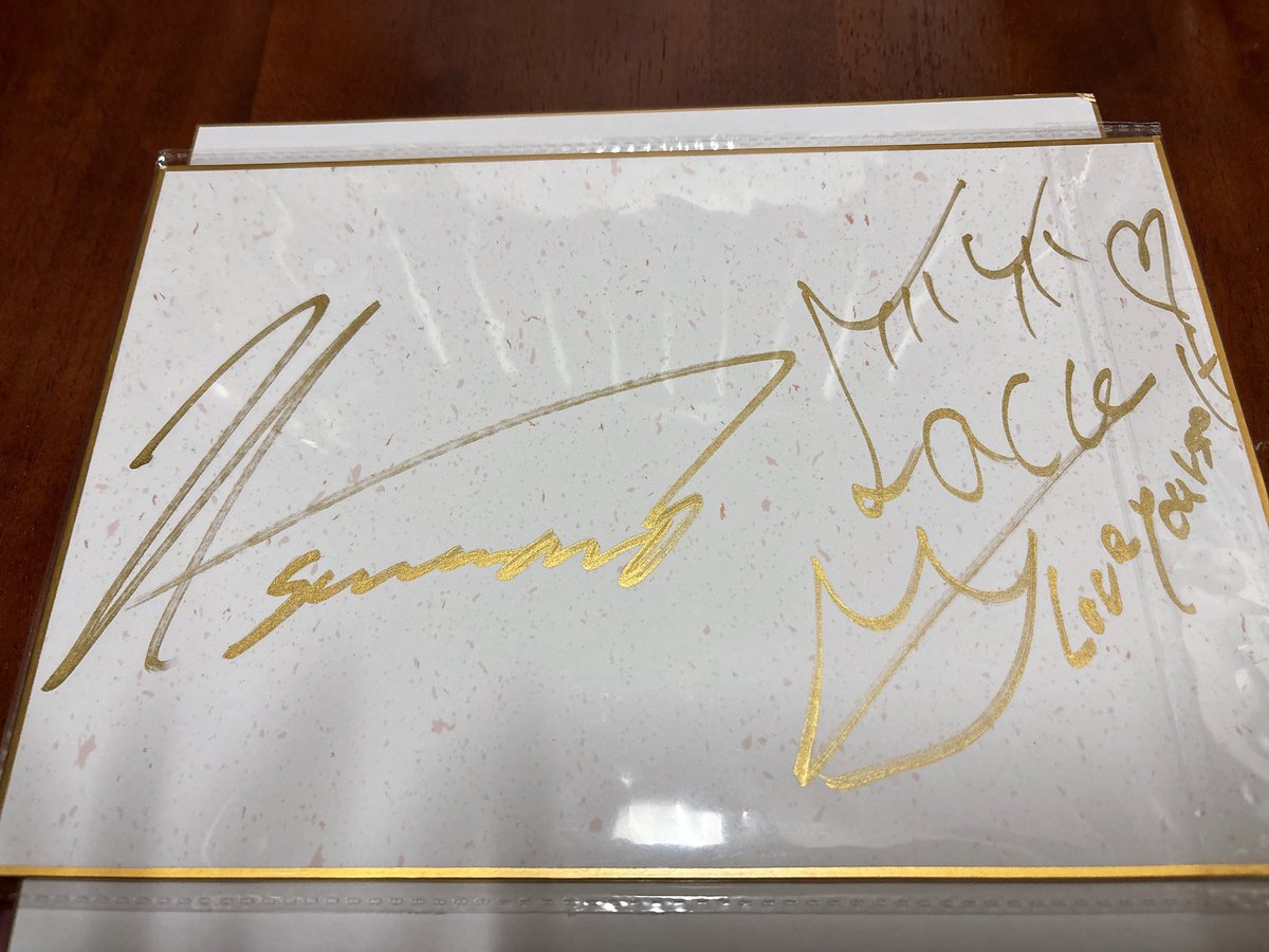 TMG　サイン色紙　ZeppNagoya　9/20 TMG サイン色紙 ZeppNagoya 9/20 - メルカリ