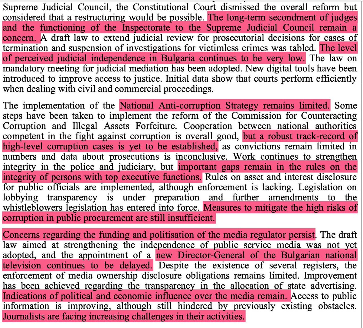 As Bulgaria makes it into the eurozone, the European Commission releases a scathing report on the rule of law in the country. And oligarch/politician Delyan Peevski sends his minions to arrest the liberal opposition mayor of Varna.  Econ growth coupled w/ democratic backsliding