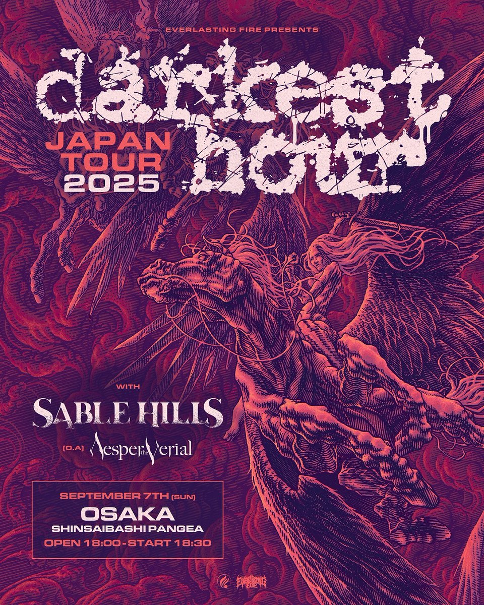 DARKEST HOUR、ジャパン・ツアー大阪公演にSABLE HILLS出演決定！各地のO.A.としてVesper the Aerial、THE LAST ILLYAS発表！ gekirock.com/news/2025/07/d…

#DARKESTHOUR