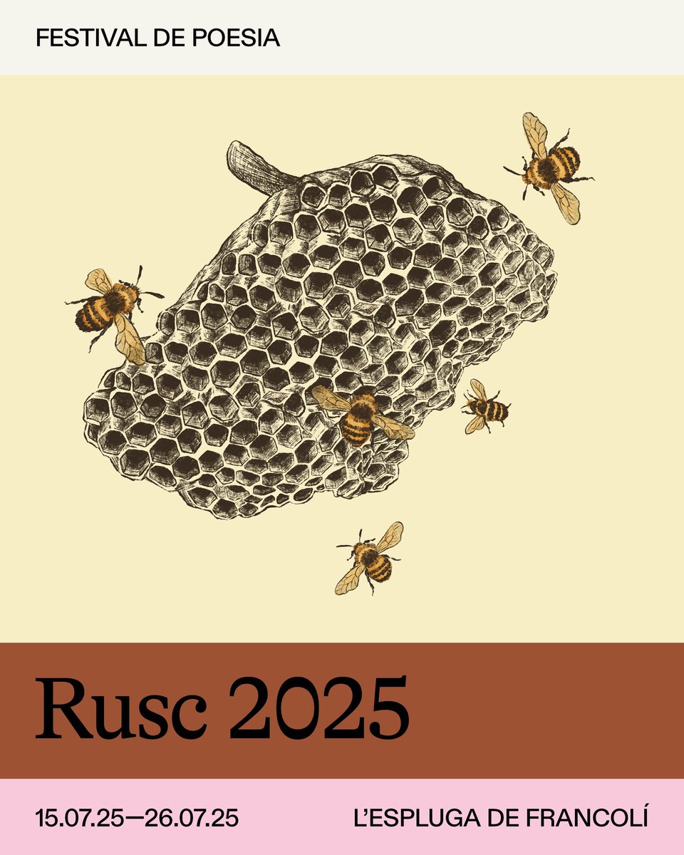 Costa Daurada (@costadauradatur) on Twitter photo 🐝 El Festival de Poesia #RUSC2025 torna a l'Espluga de Francolí del 15 al 26 de juliol. Deixeu-vos emocionar pel concert de Borja Penalba, presentacions de llibres, el Rusquet, la inauguració de l’exposició "Dones i paisatge" i un taller de rap.
ℹ️ tuit.cat/x1FXp 🐝 El Festival de Poesia #RUSC2025 torna a l'Espluga de Francolí del 15 al 26 de juliol. Deixeu-vos emocionar pel concert de Borja Penalba, presentacions de llibres, el Rusquet, la inauguració de l’exposició "Dones i paisatge" i un taller de rap.
ℹ️ tuit.cat/x1FXp